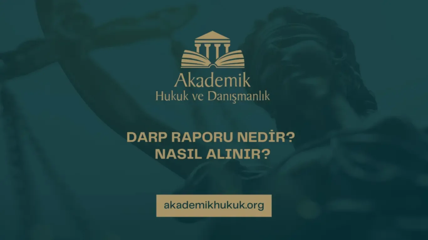 DARP RAPORU NEDİR NASIL ALINIR